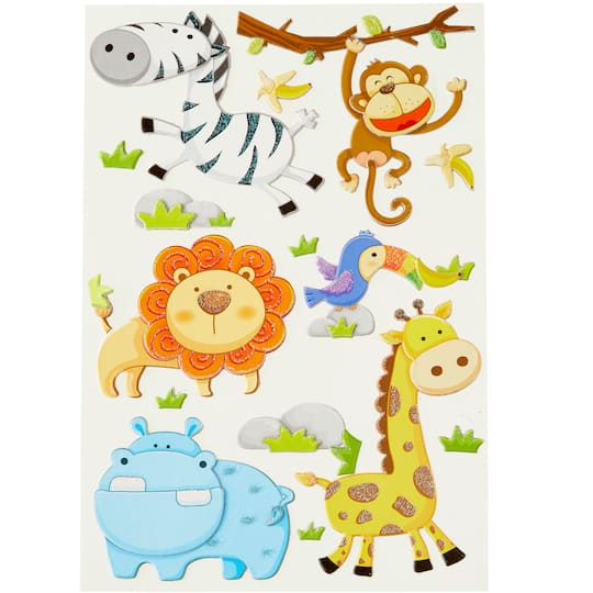 Chipboard Zoo Animal Stickers by Recollections&#x2122;